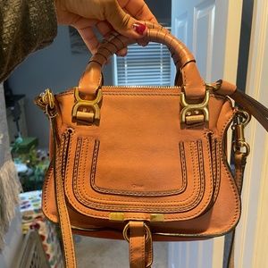 Authentic Chloe Mini Marcie Satchel Blush